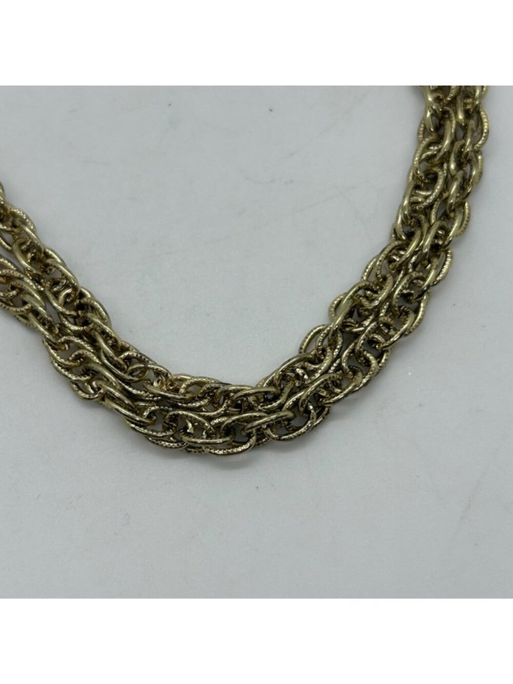 Vintage Anthropologie Butterfly Pendant Necklace Brown Filigree Wings Gold-Tone - Picture 5 of 15